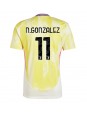 Juventus Nicolas Gonzalez #11 Replika Borta Kläder 2024-25 Kortärmad